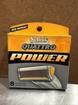 Schick Quattro Power 8 Cartridges, New Open Box Read. Fixed Price $8.00.
