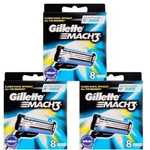 Gillette Razor Blade Refill Cartridges For 3, 24 Count. Fixed Price $41.96.