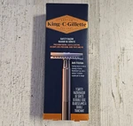 King Gillette Chrome Plated Handle Double Edge Single Safety Razor. Fixed Price $18.80.