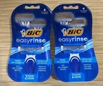 Bic Easyrinse Anti-clogging 4 Bladed Razors (2CT Per Pack) Packs Total. Fixed Price $14.28.