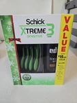 Schick XTREME3 Sensitive Disposable Razors - 8 Count With Edge 7OZ Shave Gel Ej. Fixed Price $18.99.