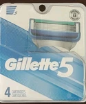 Gillette 5 Men's Razor Blade Refills 4 Count - New. Fixed Price $14.99.