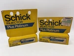 Schick Injector Plus Platinum Teflon Coated Blades Qty 22 Nos New Sealed. Fixed Price $29.99.