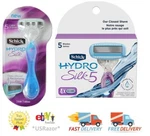 5 Schick Women Razor Blades Refill Cartridges Shaver Handle. Fixed Price $18.99.