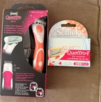 Schick Quattro Electric Shaver Bikini Trimstyle Trimmer With 5 Refill Razors. Fixed Price $34.00.