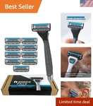 Dorco Pace 4 Pro - Four Blade Razor Shaving System Pack (10 Cartridges +. Fixed Price $37.95.