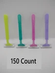 150 Ct. Personna Twin Blade Disposable Razors Multi Colored, Gentle Touch. Fixed Price $22.71.