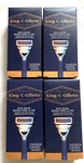 King Gillette Neck Razor With 2 Cartridges Each( Total Of 4PK). Fixed Price $45.99.