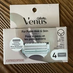 New! Gillette Venus Pubic Hair & Skin Razor Blade Refills - Pk 4. Free Ship!. Fixed Price $14.99.
