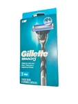 New Gillette MACH3 Men's Razor + 2 Cartridges Blade Refills. Fixed Price $9.95.