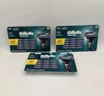 45 X Gillette Mach 3 Refills Razor/cartridges, Packs Of 15 New Packaging. Fixed Price $79.87.