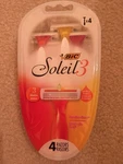 Bic Soleil 3-BLADE Disposable Razors 4 Ct. Brand New In Box. Fixed Price $8.75.