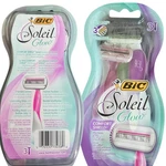 Bic Soleil Glow 3 Blade Disposable Razors Women Comfort Shield Pink Ct. Fixed Price $7.47.