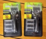 Gillette Labs (2-PACK) 2-RAZOR Handles + 8-CARTRIDGES Total & 2-SHOWER Hangers. Fixed Price $45.99.