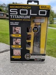 New Sealed Microtouch Solo Titanium Full Body Grooming Trimmer For Men. Fixed Price $31.95.