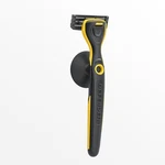 Yellow Black Handle Defender Razor W/ 8PK Extra Sensitive Refill Cartridges. Fixed Price $45.98.
