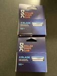 Lot Of 2 Dollar Shave Club 4-BLADE Razor Cartridge Refills Ct 8 Total -new. Fixed Price $8.99.