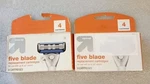 Up & Five Blade Replacement Cartridges - 4 (2 Pack). Fixed Price $14.95.