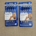 2 Pks Gillette Skinguard Sensitive Disposable Razors 4 Ct Each. Fixed Price $18.00.