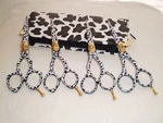 Hair Barber Scissor Razor Edge Blade Shear Leopard German Sharpness 4 Pcs Set. Fixed Price $69.99.