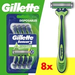 Gillette SENSOR3 Sensitive Men's Disposable Razors Blade 8 Count Pack New. Fixed Price $19.99.