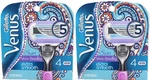 2 Pack Gillette Venus Swirl Vera Bradley Limited Edition Razor Refills 4CT. Fixed Price $24.99.