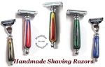Mens Shaving Razor Badger Hair Safety Mach 3 Fusion Wood Handmade Many Options. Fixed Price $73.84.