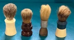 (4) Vintage Shaving Brushes - (3) Ever Ready & (1) Fuller Some Pure Badger Hair. Fixed Price $40.00.