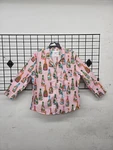 Fresh Women's Pajama Top Only, Pink Bottle Print, Size Organic Cotton. Fixed Price $35.10.