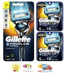 9 Gillette Fusion Proshield Chill Flexball Razor Blades 8 Cartridges Proglide. Fixed Price $37.99.