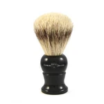 Edwin Jagger English Imitation Ebony, Medium. Super Badger Shaving Brush + Stand. Fixed Price $95.99.
