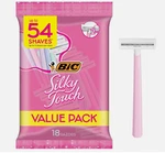 Bic Women's 2 Blade Disposable Razors 18 Pack - Long Handle Shavers Asst Colors. Fixed Price $9.50.