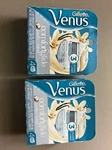2 Box Of Gillette Venus Comfortglide Vanilla Cr Me 4 Cartridges EACH=8 Refill. Fixed Price $40.00.