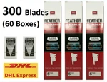 300 Feather Razor Blades Double Edge Hi Stainless Steel Platinum Coated Lot Pack. Fixed Price $177.02.