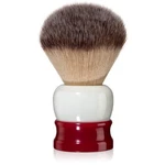 Fine Shaving Brush, Angel Hair Fibers, Cruelty-free Red & White. Fixed Price $72.99.
