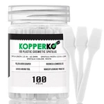 Kopperko Small Plastic - 2.5" Cosmetic Makeup Spatulas, White, 100 Pack. Fixed Price $6.97.