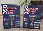 2 Boxes-dollar Club (4)6 Blade CARTRIDGES,1RAZOR Handle & 1SHAVE Butter #3. Fixed Price $27.00.