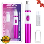 Areyzin Nose Hair Trimmer For Women, Purple, Waterproof. Fixed Price $31.00.