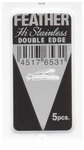 Jatai Feather Stainless Steel Double-edge Blades 5 Ct Count (pack Of 1). Fixed Price $23.00.