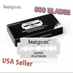 500 X Matgicol Superior Platinum Double Edge Safety Razor Blades Free Shipping. Fixed Price $44.99.