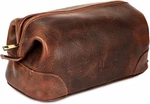 New Handmade Buffalo Leather Unisex Toiletry Bag Travel Dop Kit Men Shaving Case. Fixed Price $53.99.