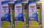 Lot Of 3- Schick Hydro 5 Multi Speed Vibrating Razor Power Select * Discontinued. Fixed Price $98.99.