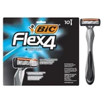 Bic Flex 4 Sensitive Disposable Razors Men Ultra Close Shave 10 Pack. Fixed Price $21.23.