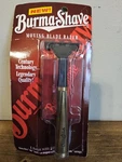 Vtg Nos 1995 Burma-shave Moving Shaving Razor 2. Fixed Price $49.99.
