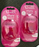 Gillette Venus Mini On The Go Travel Razor With Case Pack Of 2. Fixed Price $10.99.