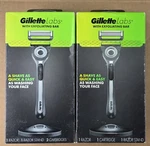 Gillette Labs Razor With Exfoliating Bar, 2 Magnetic Stand & Cartridge New. Fixed Price $35.00.
