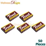 Treet Double Edge Razor Blades Carbon Steel Lot Of 50 Black. Fixed Price $8.95.