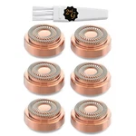 Replacement Heads For Flawless Facial 7 Piece Set, Rose Gold 6 Pack Gen 2. Fixed Price $31.26.