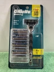 Gillette MACH3 Men Razor + 10 Cartridge Blades Refills. Fixed Price $24.94.
