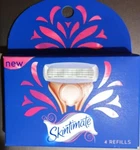 Pack Of Skintimate Rose Gold Women's Razor Blade 4 Refills Each Htf. Fixed Price $7.29.